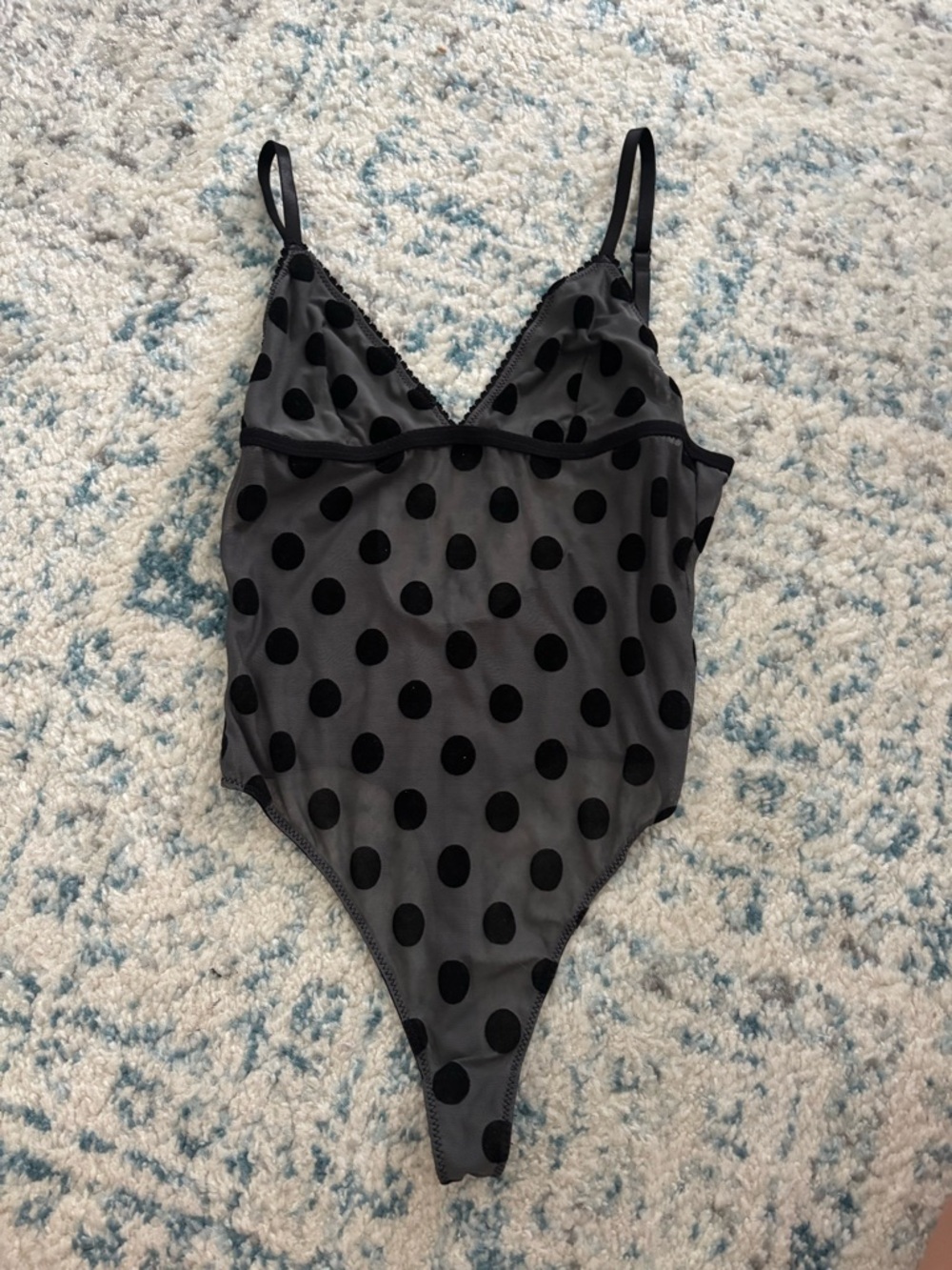 Polka dot bodysuit
